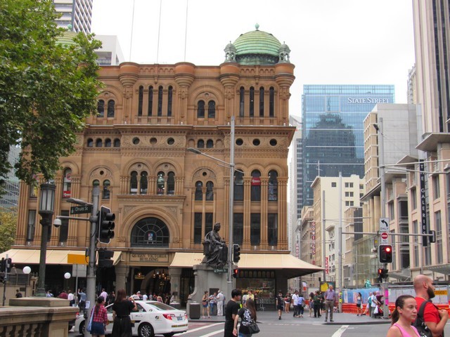 Sydney - parcours The Rocks - Queen Victoria Building