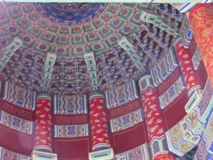 Pékin - Plafond du Temple du Ciel