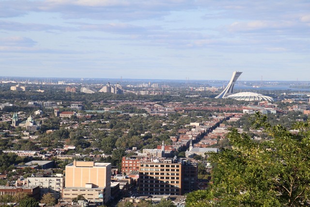 Canada - Montreal - view from Mount Royal Park