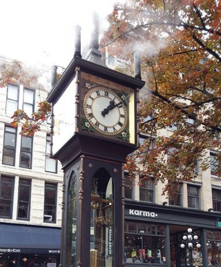 Vancouver - Horloge à vapeur de Gastown