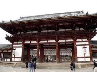 Kyoto - Nara Park - Todai-ji, gate