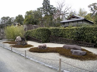 Kyoto - Nijo Castle - rocks garden