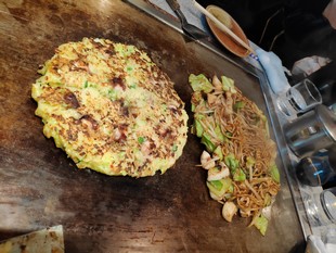 Kyoto - okonomiyaki and tepanyaki