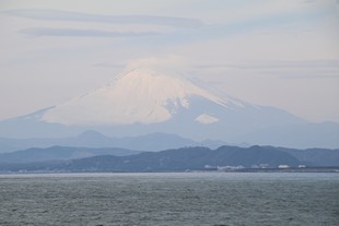 Tokyo - Kamakura - Ile d'Enoshima - vue du Fujiyama
