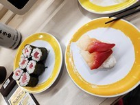 Tokyo - Quartier de Shibuya - Genki Sushi - sushi #1