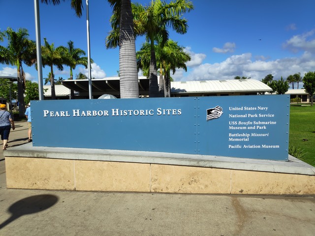 Oahu - Pearl Harbor - panneau