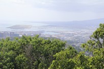 Oahu - Tantalus Lookout - airport view