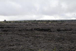 Big Island - Volcanoes National Park - Chain of Craters Road - Mau Loa o Mauna Ulu - view of the ancient lava flows