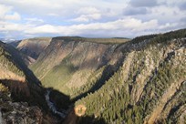 Yellowstone National Park - Canyon Village - Grand Canyon of the Yellowstone - Inspiration Point - vue sur le canyon #1