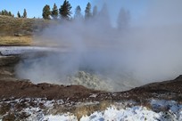Yellowstone National Park - Lake Village - Mud Volcano Area - Churning Caldron