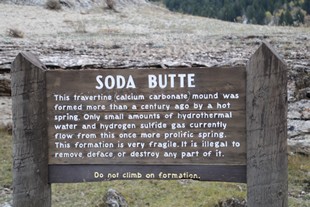 Yellowstone National Park - Tower-Roosevelt - Soda Butte - information